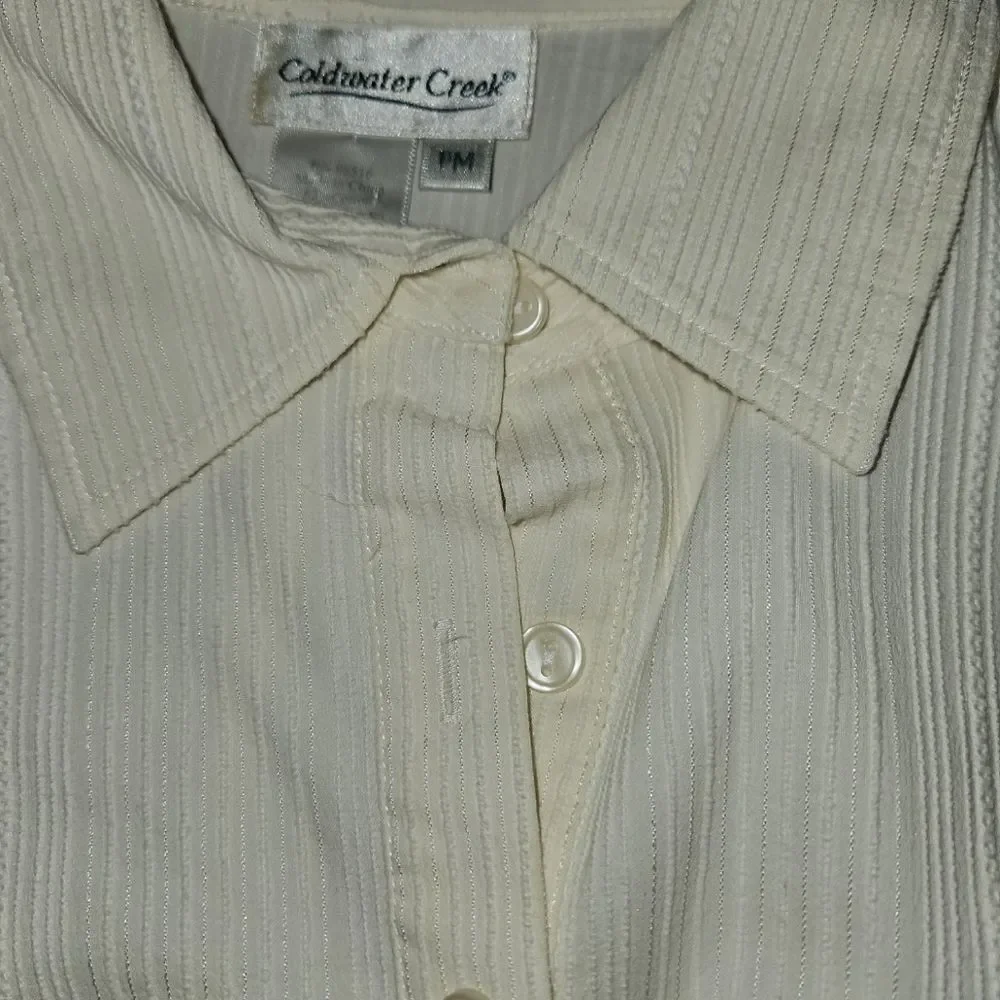 90'S COLDWATER CREEK SZ PM LONG SLEEVE SHIRT